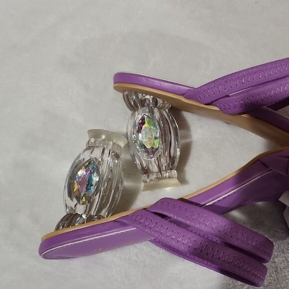 NEW Women's Braided Chunky Heel Sandals Slip On Backless Heels Mules Open Toe - Picture 7 of 11